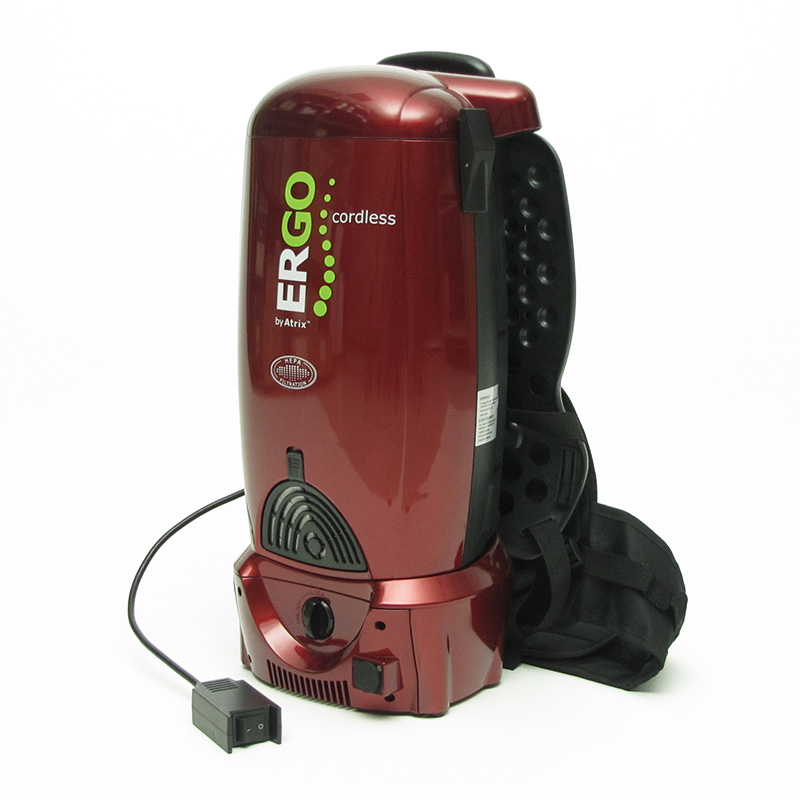Buy Ergo Cordless Rechargeable Battery Backpack Vacuum | Atrix